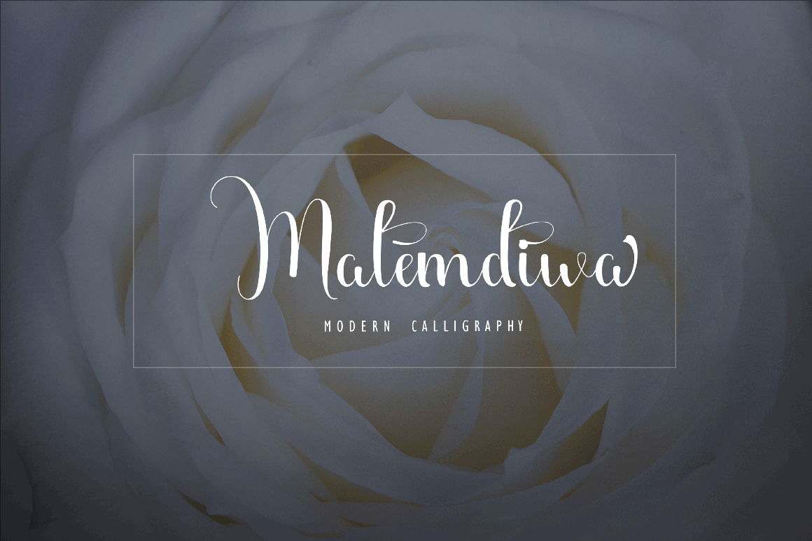 Malemdiwa Font Poster 1