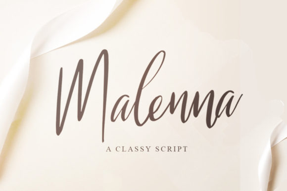 Malenna Script Font