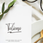 Malenna Script Font Poster 2