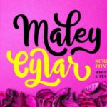 Maley Cylar Font Poster 1