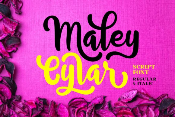 Maley Cylar Font Poster 1