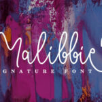 Malibbie Font Poster 1