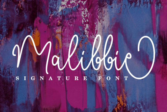 Malibbie Font Poster 1