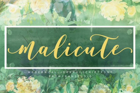 Malicute Script Font