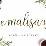 Malisa Font Poster 1