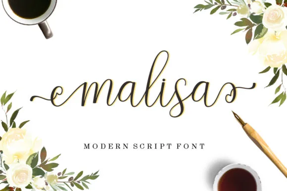 Malisa Font Malisa Font Poster 1