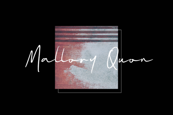 Mallory Quon Font Poster 1