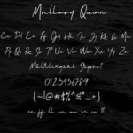 Mallory Quon Font Poster 6