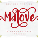 Malove Font Poster 1