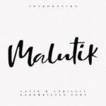 Malutik Font Poster 1