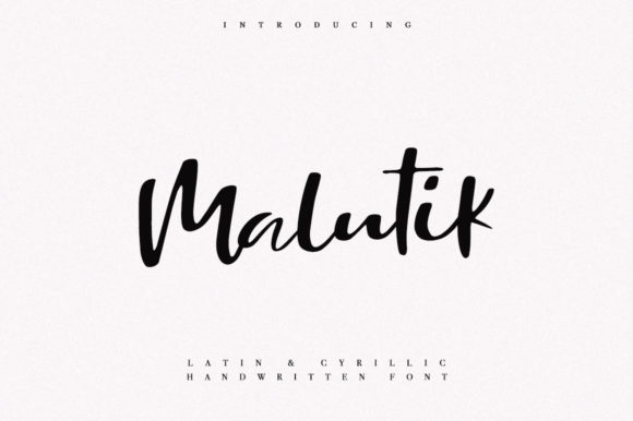 Malutik Font Poster 1