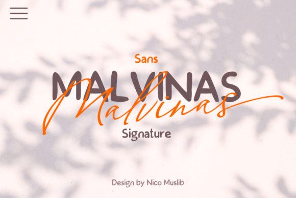 Malvinas Duo Font Poster 1