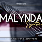 Malynda Duo Font Poster 1