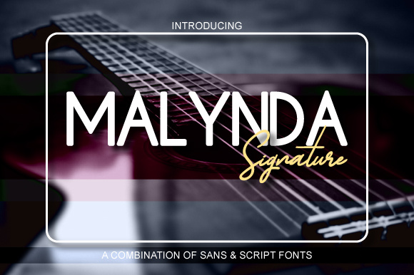 Malynda Duo Font Poster 1