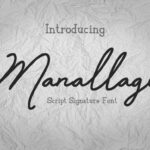 Manallagi Font Poster 1