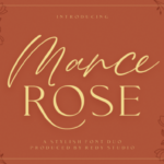Mance Rose Duo Font Poster 1