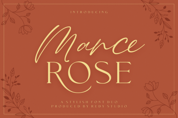 Mance Rose Duo Font Poster 1