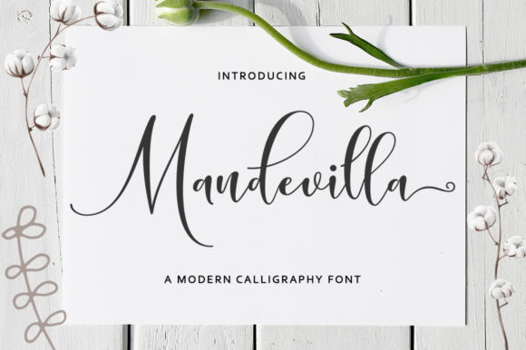 Mandevilla Script Font