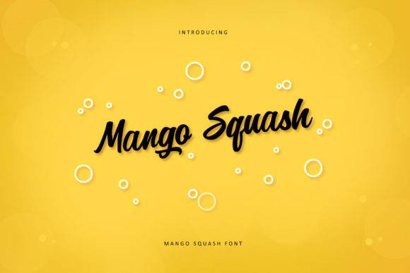 Mango Squash Font Poster 1