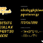 Mango Squash Font Poster 2