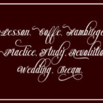 Manhattan Script Font Poster 3