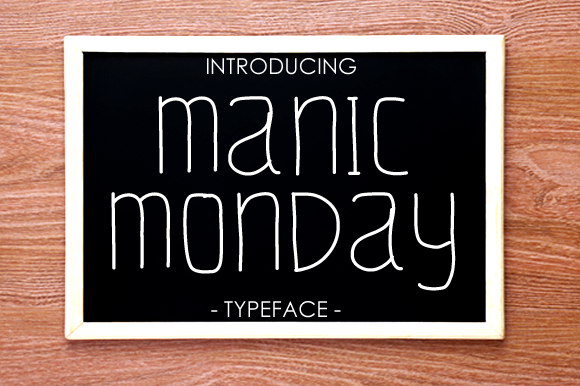 Manic Monday Font