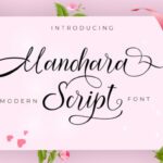 Manohara Font Poster 1