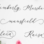 Mansfield Script Font Poster 7