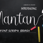 Mantan Font Poster 1