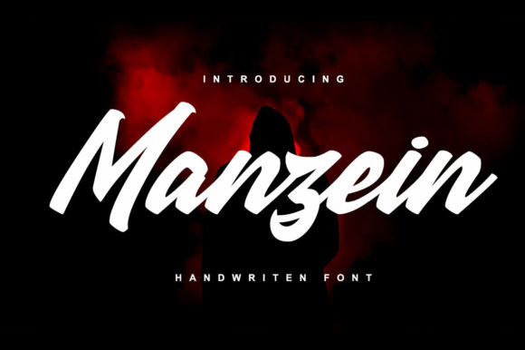 Manzein Font Poster 1