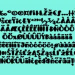 Maraschino Font Poster 3