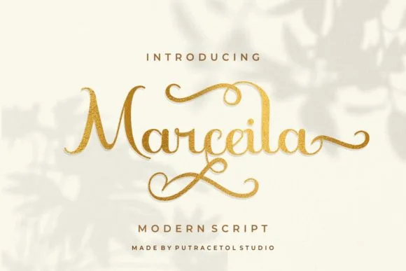 Marceila Font Marceila Font Poster 1