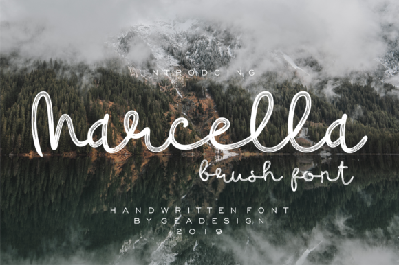 Marcella Font Poster 1