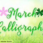 March Calligraphy Font Poster 1