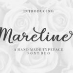 Mareline Duo Font Poster 1