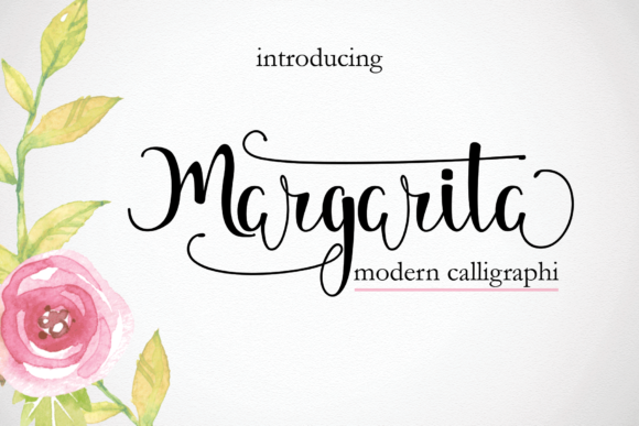 Margarita Font Poster 1