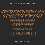 Margents Font Poster 5