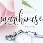 Marihouse Script Font Poster 1