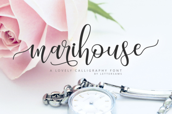 Marihouse Script Font Poster 1