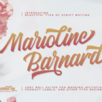 Marioline Barnard Font Poster 1