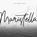 Maristella Font Poster 1