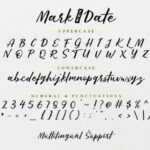 Mark the Date Font Poster 7