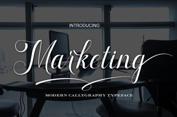 Marketing Font Poster 1