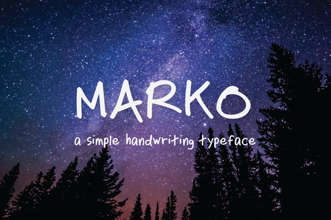 Marko Font Poster 1