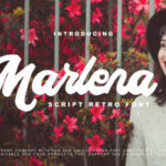 Marlena Font Poster 1