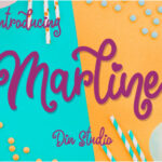 Marline Script Font Poster 1