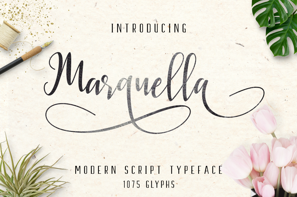 Marquella Font Poster 1