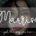 Marrisa Script Font Poster 1