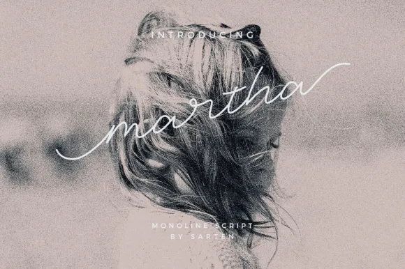 Martha Font Poster 1