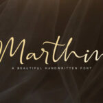 Marthin Font Poster 1